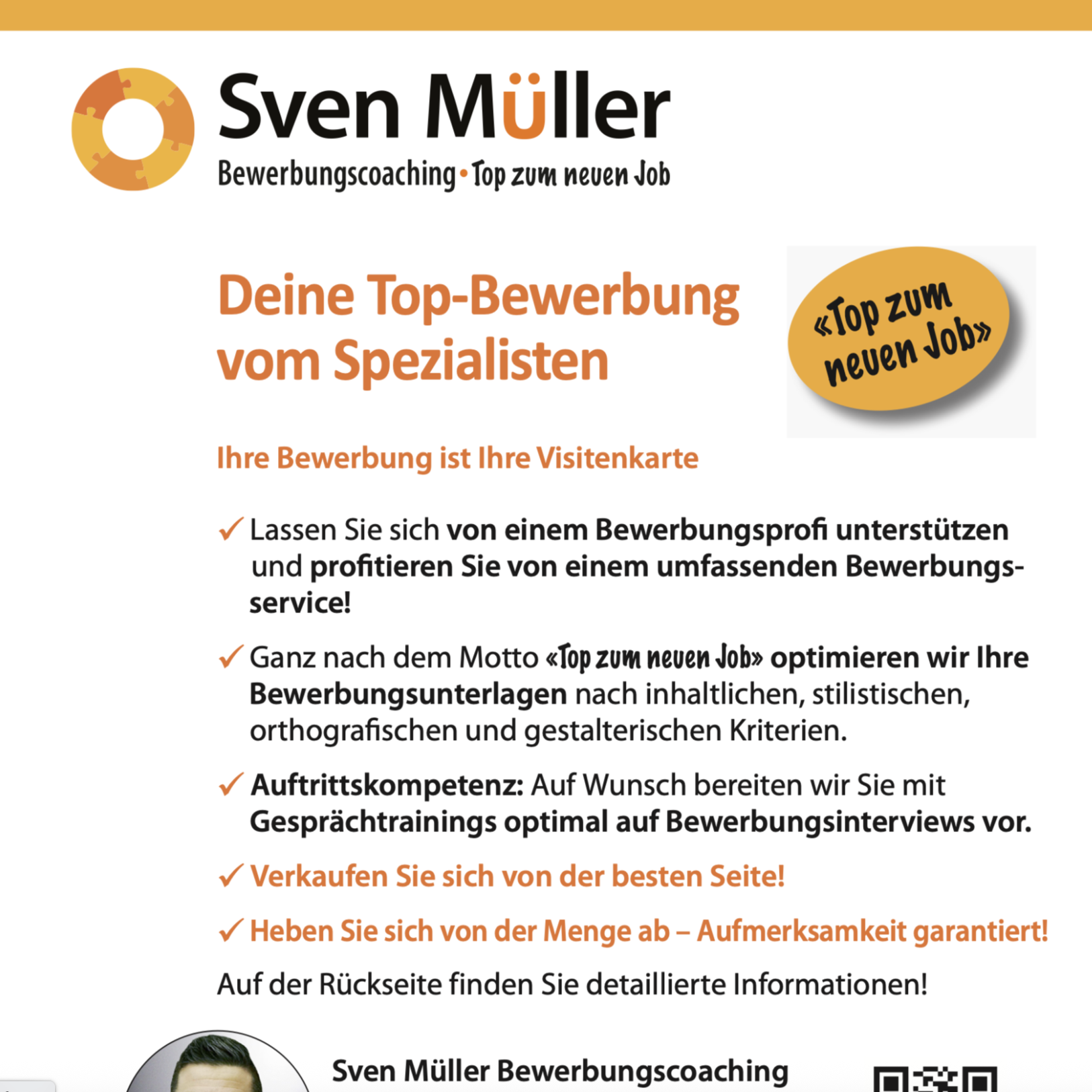 Flyerbild Top-Bewerbung vpm Profi